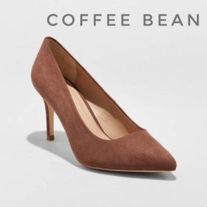A New Day - "COFFEE BEAN" Suede Pointed Toe heel - 7.5
